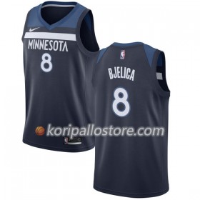Minnesota Timberwolves Nemanja Bjelica 8 Nike 2017-18 Navy Miesten Pelipaidat Swingman 